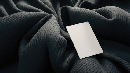 Fototapeta premium black cotton upholstery close up