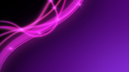 Abstract purple neon line light background.