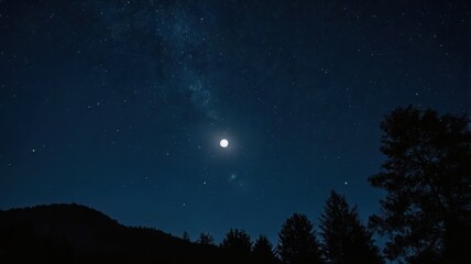night sky with stars
