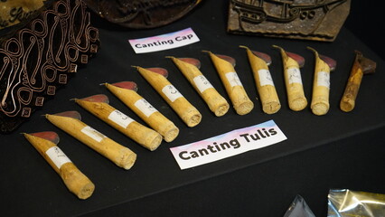Canting hand tool in batik workshop