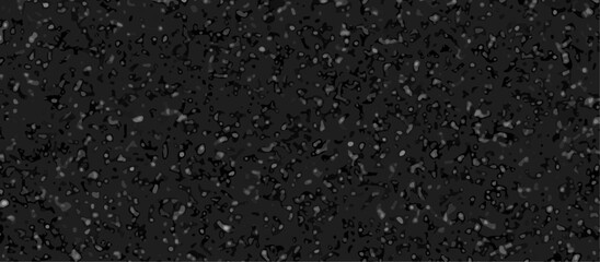 Abstract white and gray quartz terrazzo marble tile black background. Terrazzo stone mosaic texture. quartz surface for bathroom or kitchen countertop. marble texture design terrazzo texture.	