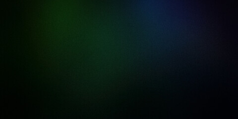 Dark abstract gradient background with a smooth blend from green to blue, perfect for digital art, web design, and modern visual projects