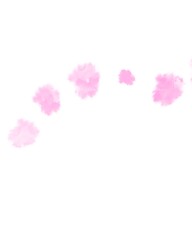 Pink splashes on white background water effect