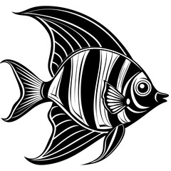 Unique Archerfish Logo Design - Precise and Skillful Aquatic Hunter Emblem