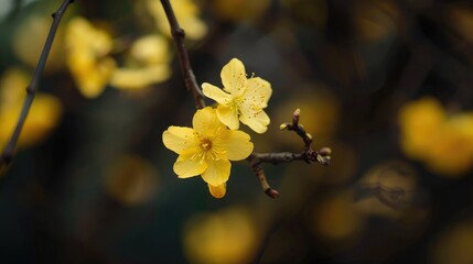 Small yellow blossom