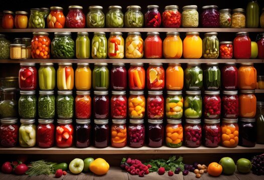 various food preservation techniques fermenting, canning, freezing, drying, pickling, methods, storage, preserving, conservation, canned, frozen