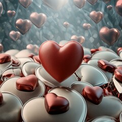 heart shaped balloons