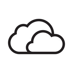 Cloud vector icon design template