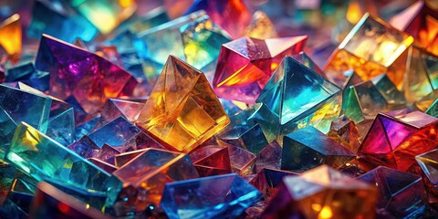 Abstract fractal background created from colorful glasses, fractal, abstract, background, colorful, glasses, artistic