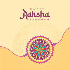 vector raksha bandhan background template