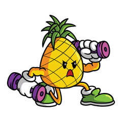 Cute Pineapple Cartoon