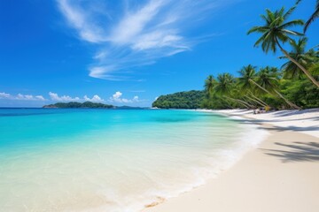 Fototapeta premium Phuket beach land landscape.