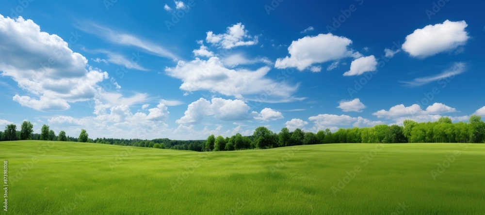 Wall mural sky landscape panoramic outdoors.