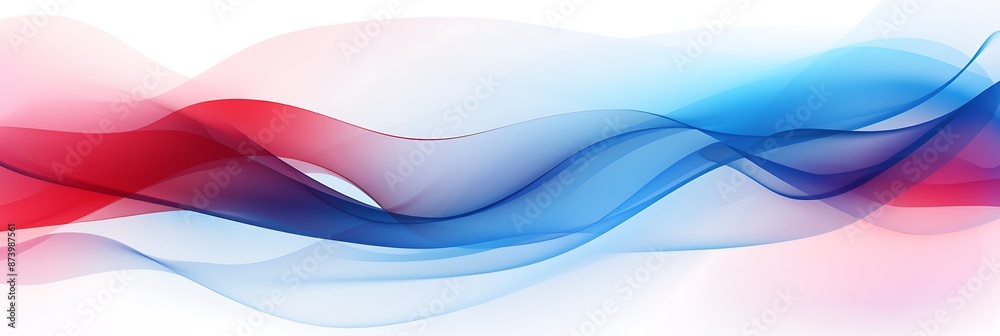 Poster background with abstract shapes and fluid lines, suitable for presentation backgrounds or web design