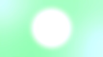 Pastel green gradient background with a white circle in the center for poster cover template design