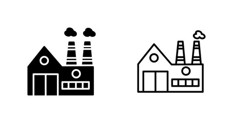 Factory Vector Icon