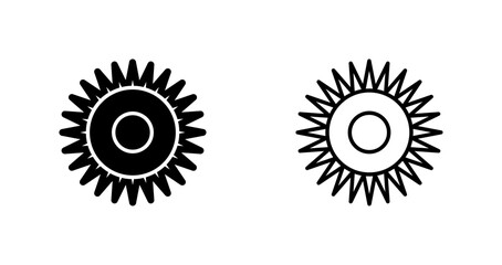 Optical Radiation Vector Icon