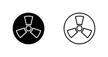 Radiation Vector Icon