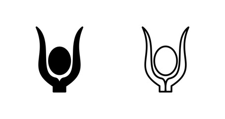 Obraz premium Egyptian god Vector Icon