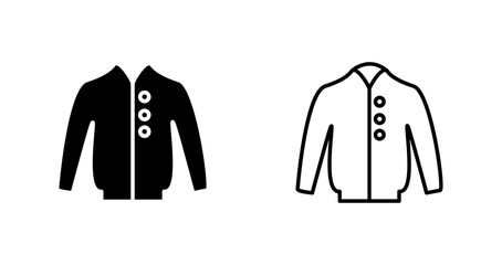 Mens Jacket Vector Icon