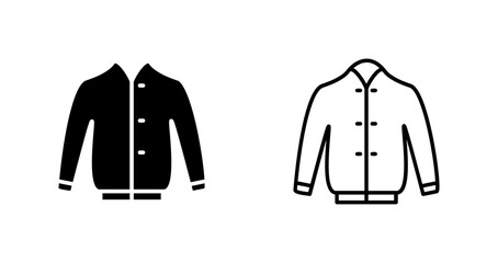 Stylish Jacket Vector Icon