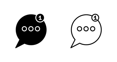 Message Bubbles Vector Icon