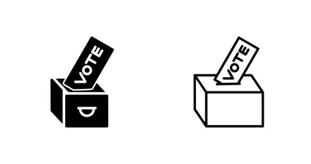 Giving Vote Vector Icon