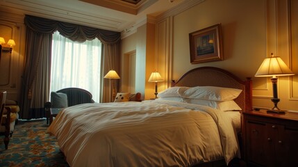 Interior hotel room