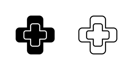 Obraz premium Medical Sign Vector Icon