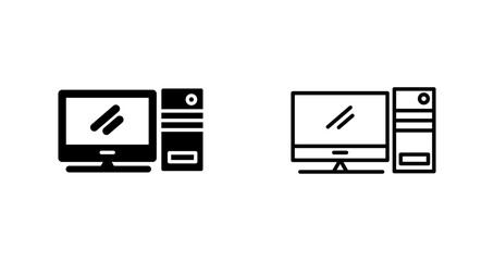 Computer Vector Icon