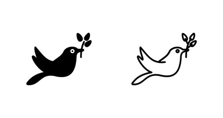 Cute Bird Vector Icon