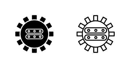 Obraz premium Database Management Vector Icon