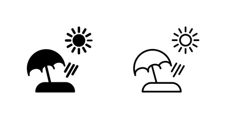 Beach Vector Icon