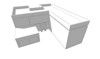 architectural drawing 3d
