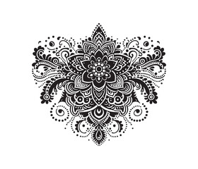 Mehndi lace vector design,awesome Mehndi lace svg,high resolution printable Mehndi lace artwork