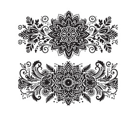 Mehndi lace vector design,awesome Mehndi lace svg,high resolution printable Mehndi lace artwork