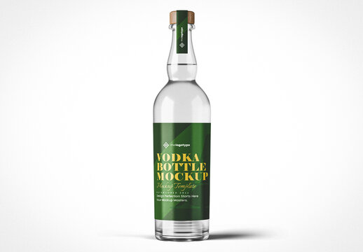 Vodka Bottle Mockup
