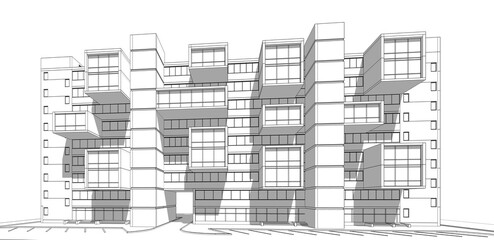 Fototapeta premium modern building
