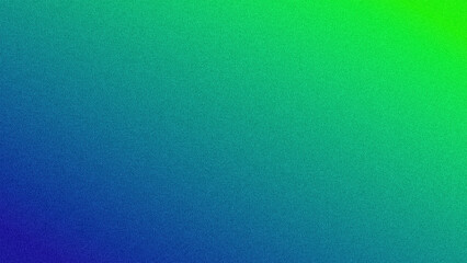 Grainy blue green abstract background with abstract rays and motion blur, gradient grain background