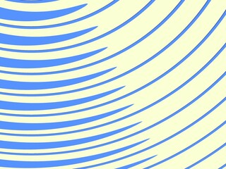 Blue and yellow wavy lines on background