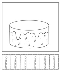 How old are you activity, all about me worksheet, birthday coloring page for kids 