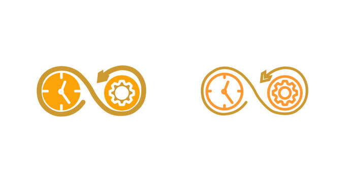 Time Optimization Vector Icon