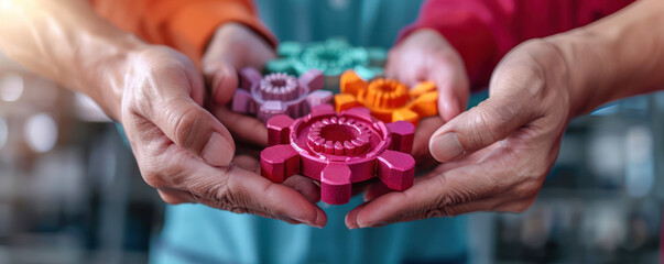 Engineering Partnerships Where Ideas Interlock and Innovation Flourishes, A Visual Representation of Collaborative Success