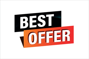 best offer poster banner graphic design icon logo sign symbol social media website coupon


