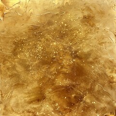 Naklejka premium A gold background with a lot of golden paint and glitter