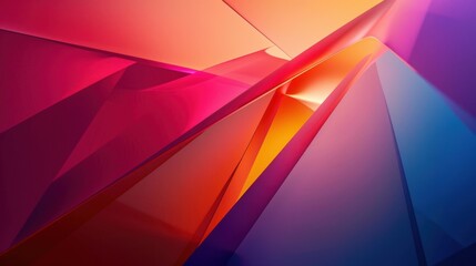 Abstract color geometry composition background for design, covers, advertising, templates, banners and posters. Generative AI illustration