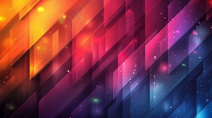 Design a dynamic pattern with intersecting lines and vibrant gradients, suitable for tech-inspired s and digital art. Illustration, Image, , Minimalism,