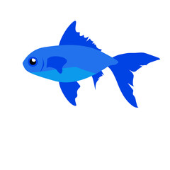 Fish Flat Illustration