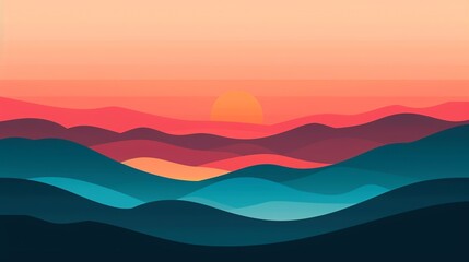 Obraz premium Produce a minimalist artwork using clean lines and subdued colors, appealing to contemporary and elegant design themes. Illustration, Image, , Minimalism,