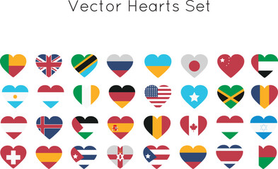 All national flags of the world . Waving flag design . Vector
